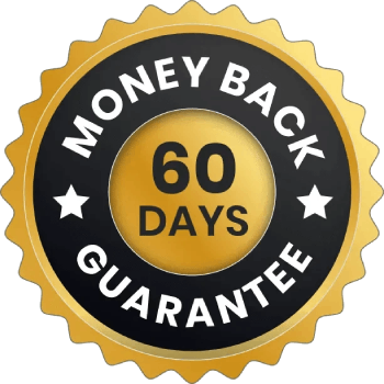 Neotonics 60-day money-back guarantee seal for 100% risk-free shopping
